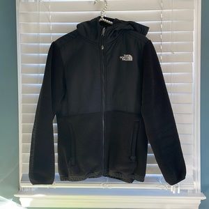 Girls north face Denali fleece - black